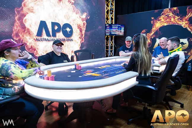 Australian Poker Open Feature Table