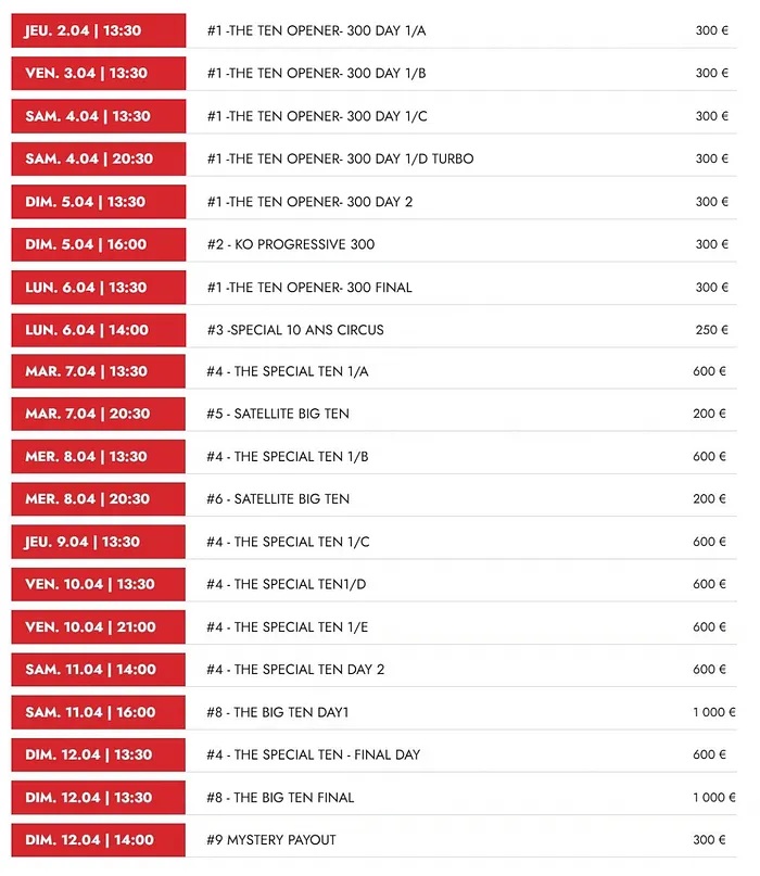 Club Circus Anniversary