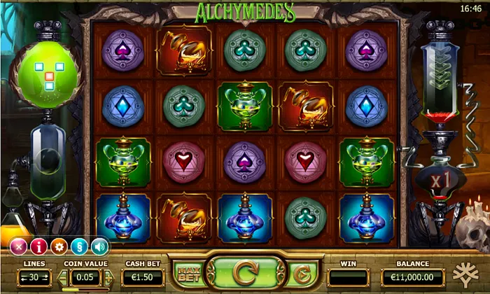 alchymedes slot game