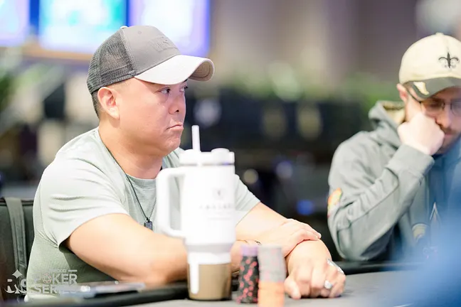 Roger Javier finished Day 1a with a top five stack