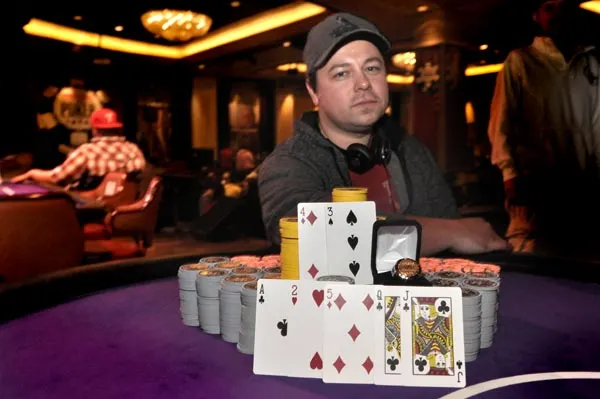 John Fagg, winner of Event #2. Picture courtesy of WSOP.com.