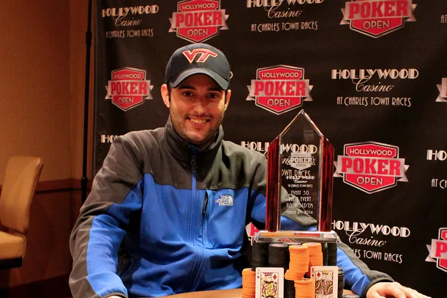 Brian Cavaliere - Winner of the Hollywood Poker Open Charles Town Regional Championship