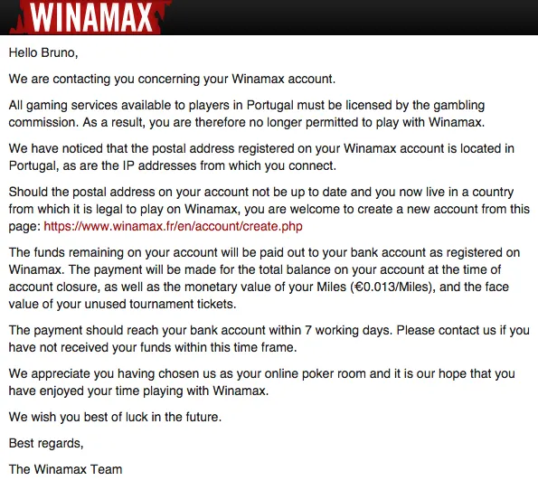 ÚLTIMA HORA: Winamax Poker Diz "Au Revoir" aos Jogadores Portugueses 101