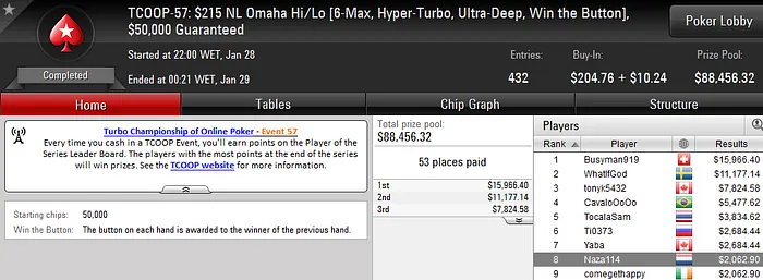 Naza114 e Mojo_9_Iggy Amealham na PokerStars.com 101