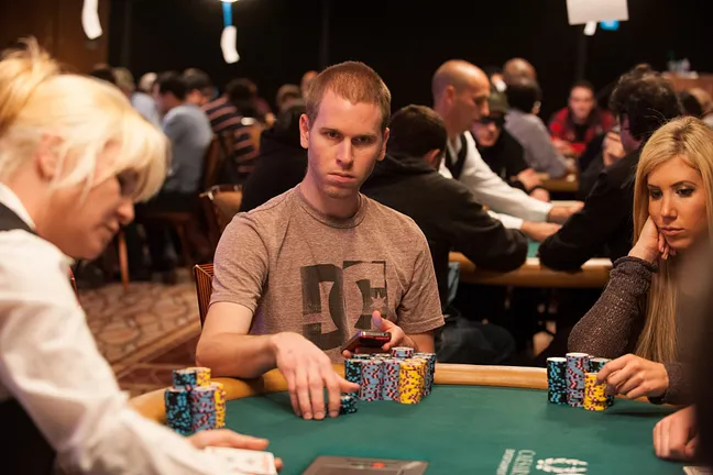 Jeff Madsen looking for a third bracelet
