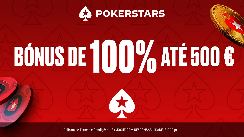 Condições do bónus de boas-vindas da PokerStars.pt