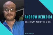 #GiveWPT: Andrew Benedict Freerolls WPT partypoker US Seat Into $22K Payday