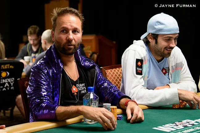 Negreanu and Mercier from Day 1