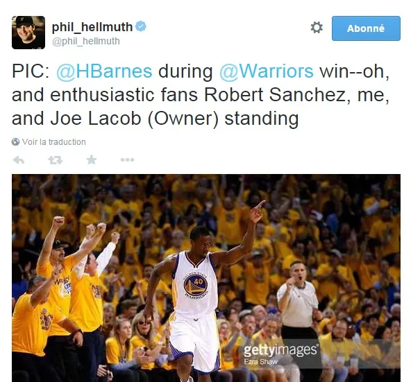 NBA : Phil Hellmuth en mode VIP à la finale de la Conférence Ouest 102