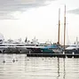 Yachts in the harbor.