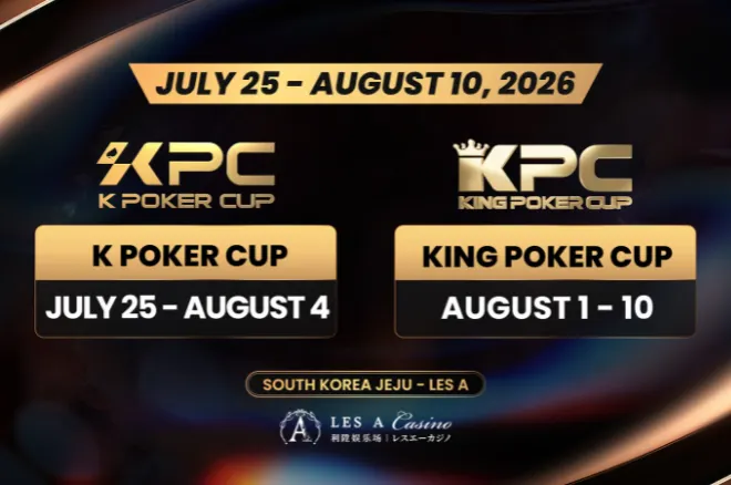 K Poker Cup & King Poker Cup Return to Jeju This Summer for Massive 17-Day Festival