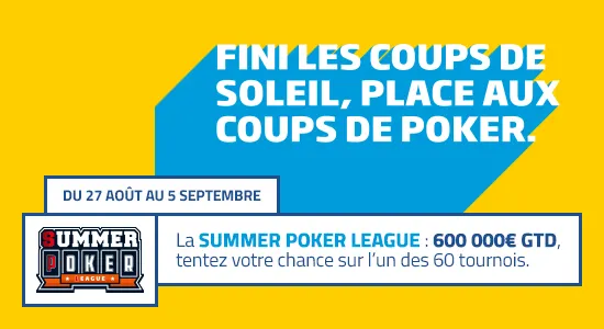 Summer Poker League : 600.000€ à se partager sur PMU Poker 0001