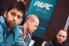 Patrik Antonius ran up a big stack in the PLO cash game.
