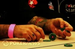 But a few of Ricky's poker-themed tattoos