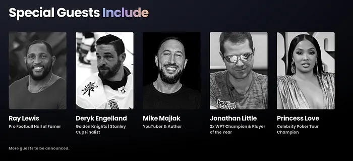 Win a WPT World Championship Seat in this Las Vegas Charity Event; NFL Legend Ray Lewis to... 101
