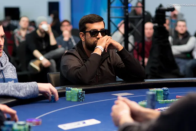 Kully Sidhu all in for almost 3 times the pot