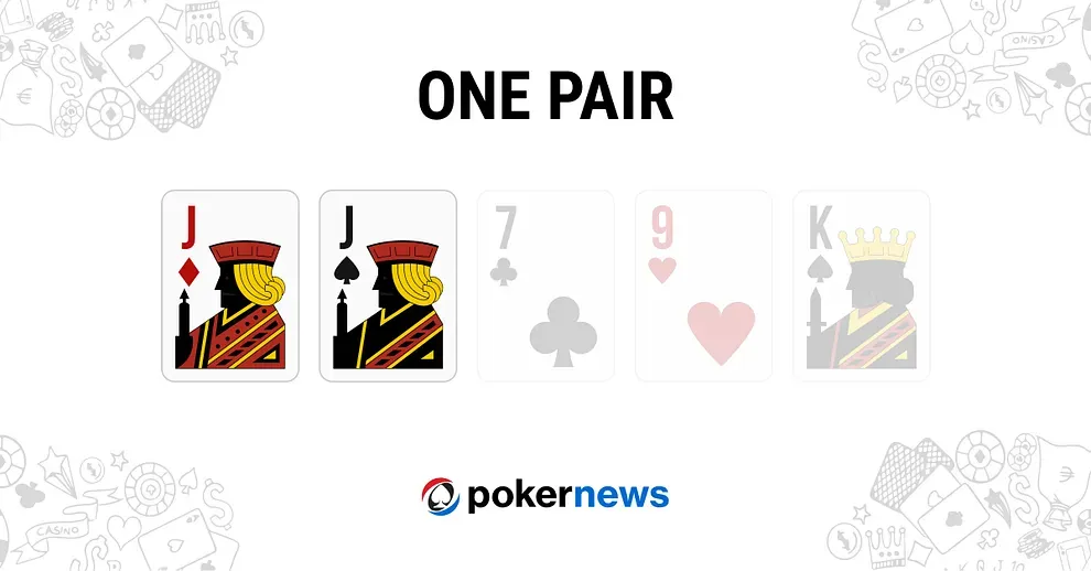 One Pair example in poker