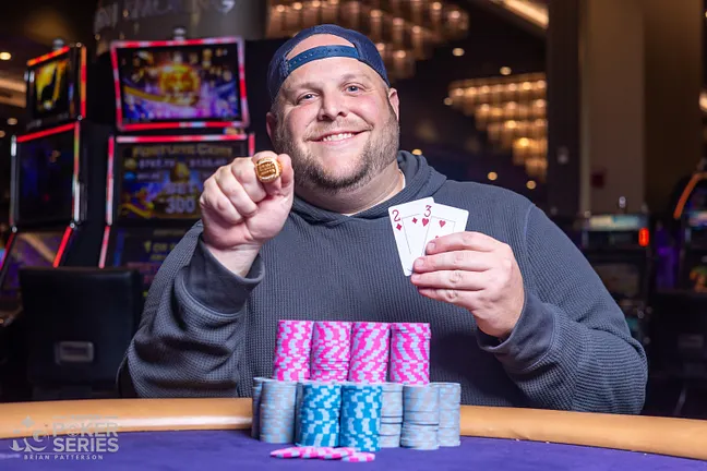 Main Event Winner Nick Rigby