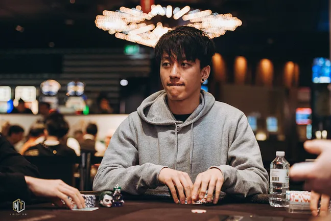 Vincent Huang is second in chips