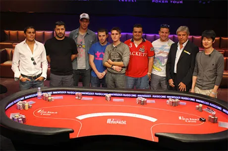 Partouche Poker Tour : six survivants, Sarkisyan chipleader 0001