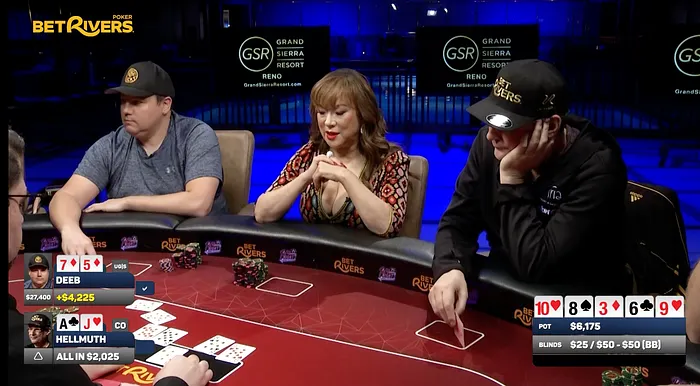Jennifer Tilly Continues to Roll Over Competition on Hellmuth's Home Game 102