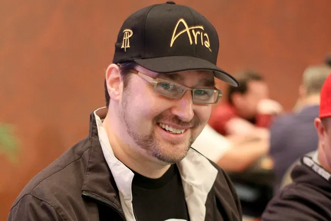 Phil Hellmuth - All smiles here on Day 1a