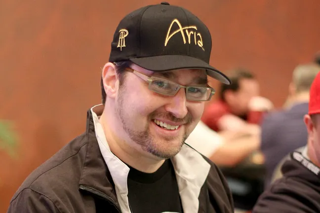 Phil Hellmuth - All smiles here on Day 1a