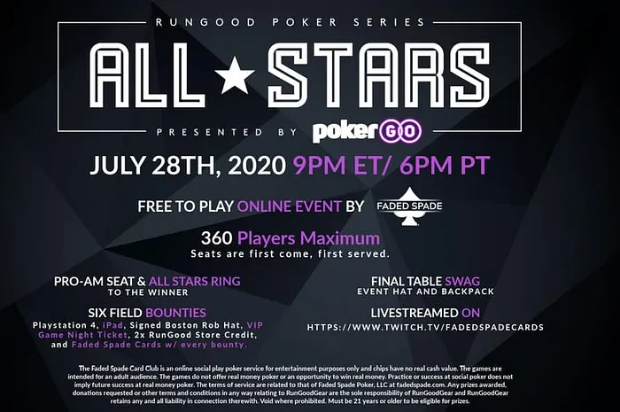 RunGood returns with an online edition of its popular poker tournaments.