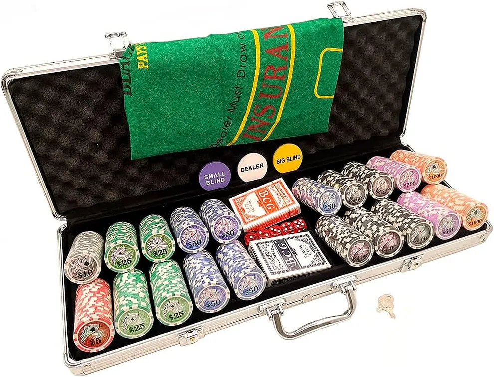 Conjunto de Fichas de Poker de plástico latinmax