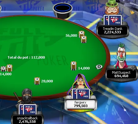 Full Tilt Poker FTOPS XV Event 18 : 'onjacktallback' danse la samba 102
