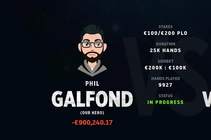 Phil Galfond has had a tough run of it in the second week of his match with Venividi1993.