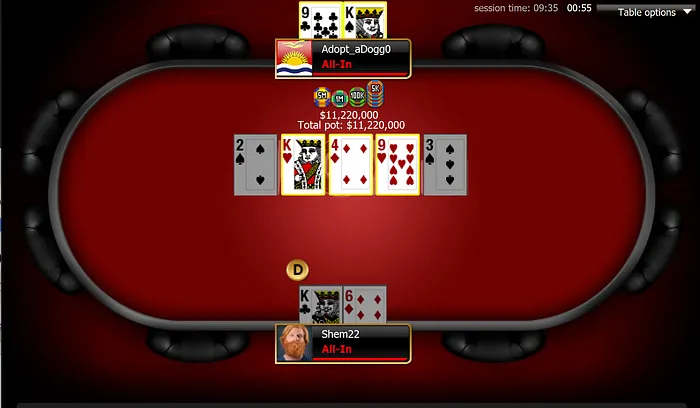 Event 13 Final Hand