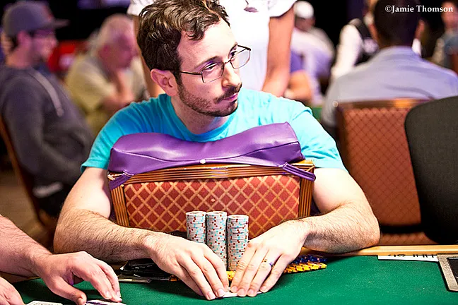 Brian Rast begins the day second in chips.