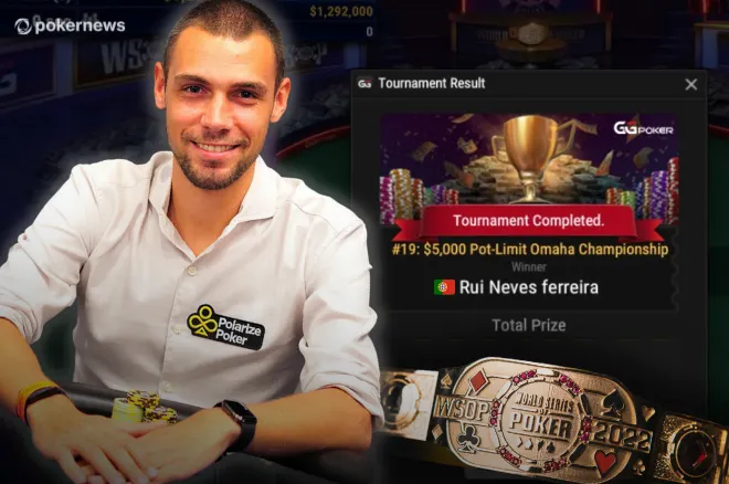Rui Ferreira conquista bracelete nas WSOP Online 2022