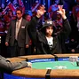 Jonathan Duhamel reacts to winning all-in