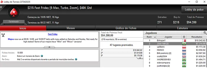 Forras Online: João Valli Detona Feltros do PokerStars & Mais 102