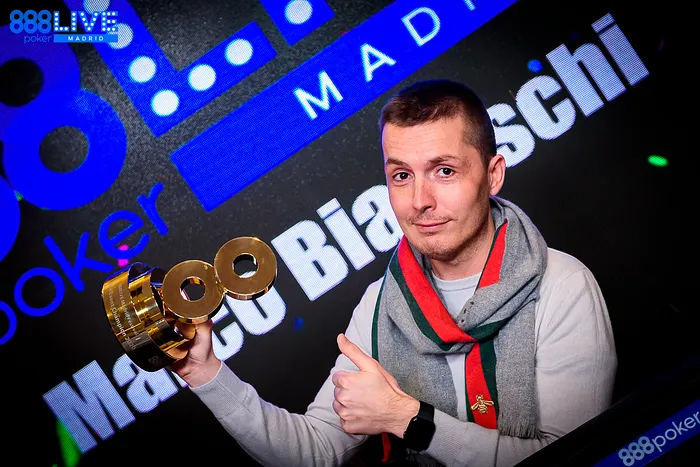 Marco Biavaschi wins 2020 888poker LIVE Madrid Main Event