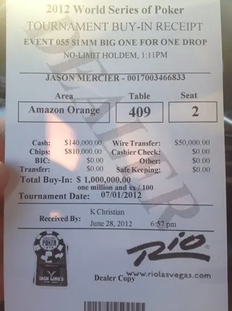 Big One à 1M$ : Lamb, Mercier et Hellmuth au départ dimanche ? 101