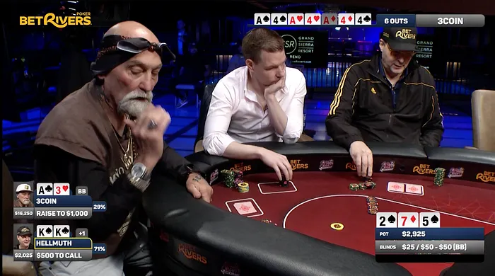 Poker Brat Bests 3Coin on Way to Becoming Big Winner in Hellmuth's Home Game 104