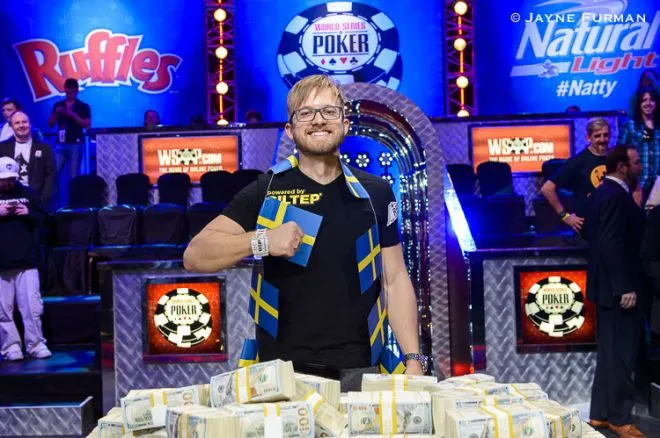 Martin Jacobson Wins the 2014 WSOP Main Event for $10m