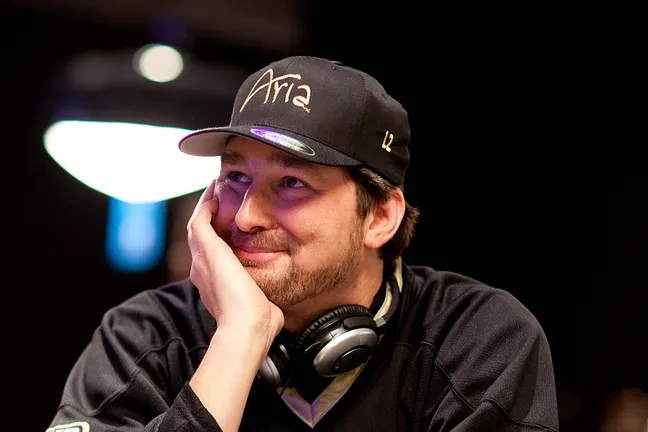 Phil Hellmuth during the 50k Poker Players Championship