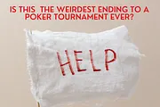 Tournament Poker Player Surrenders During Heads-Up Play & Just Takes 2nd-Place Money