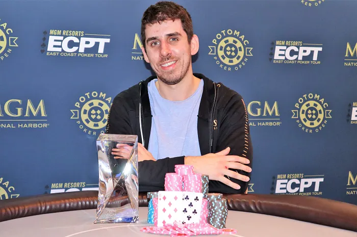 Matthew Sesso wins the 2020 Potomac Winter Poker Open Main Even