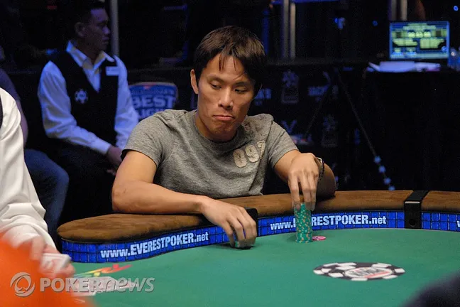 Terrence Chan at the 2010 $1,500 Limit Hold'em final table.