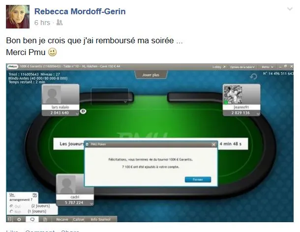 Débuts compliqués pour les Winamax Series, Reb Gerin passent entre les bugs PMU 104