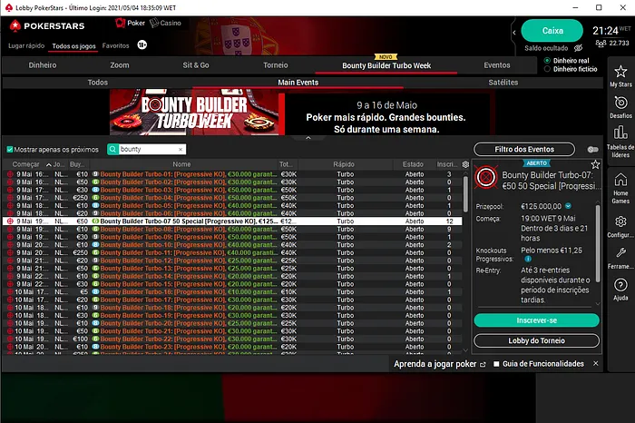bounty builder turbo week pokerstars portugal