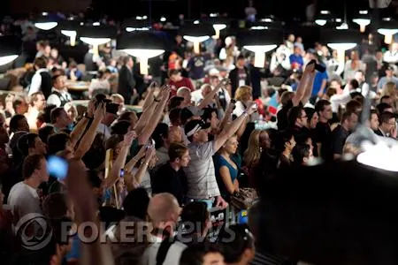 WSOP 2009 reportage : la bulle du Principal explose , un grand moment du poker 107