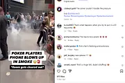 WATCH: Poker Player's iPhone Blows Up at Table During Tournament