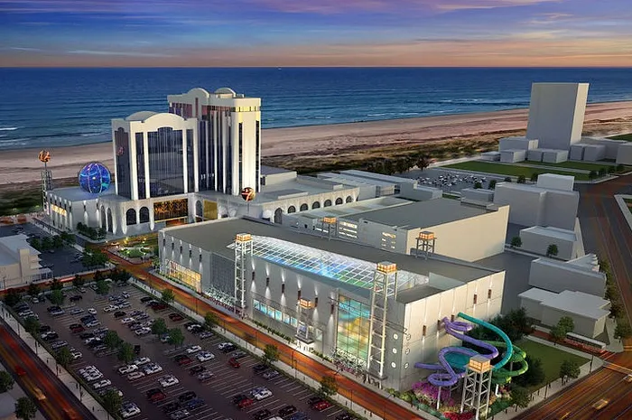 Rendering of proposal to transform the Atlantic Club Hotel Casino into a hotel and waterpark