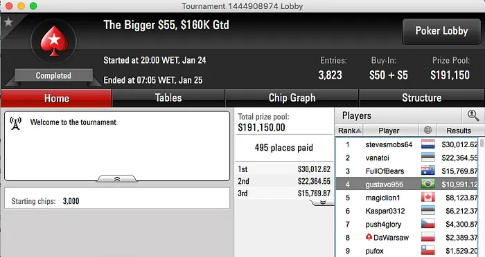 ValterBr@nco Crava Sunday Warm-Up (k), lmn_7 Crava o Sunday Rebuy (k) & Mais 107